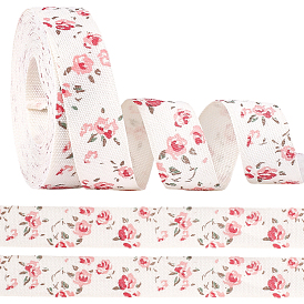 2 рулоны хлопчатобумажной ленты, цветочным узором, для пошива одежды из ткани аксессуары