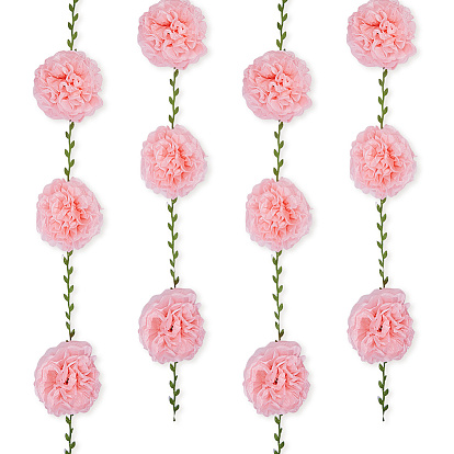 2шт. бумажные гирлянды для украшения вечеринки, с пластиковым листом, цветок