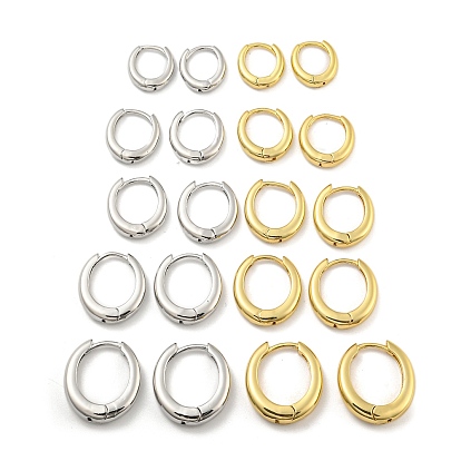 Латунные серьги обруча, без кадмия и без свинца, долговечный, кольцо