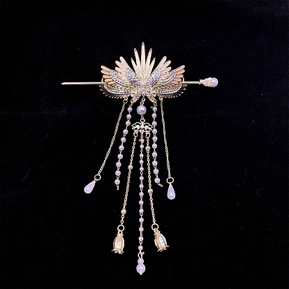 Легированные Палочки для Волос, лотос, с кистями