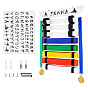 Wood Taekwondo Belt Storage Display Risers, Wooden Martial Arts Belt Rack, Rectangle