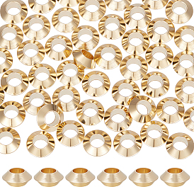 70 латунные бусины шт., долговечный, двухконусные