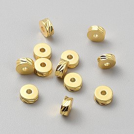 Alloy Spacer Beads, Flat Round