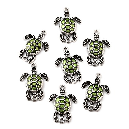 Окрашенные распылением подвески из цинкового сплава, черепаха