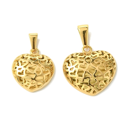 Вакуумное покрытие pvd 304 подвески из нержавеющей стали, очарование полого сердца