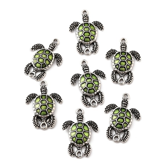 Окрашенные распылением подвески из цинкового сплава, черепаха