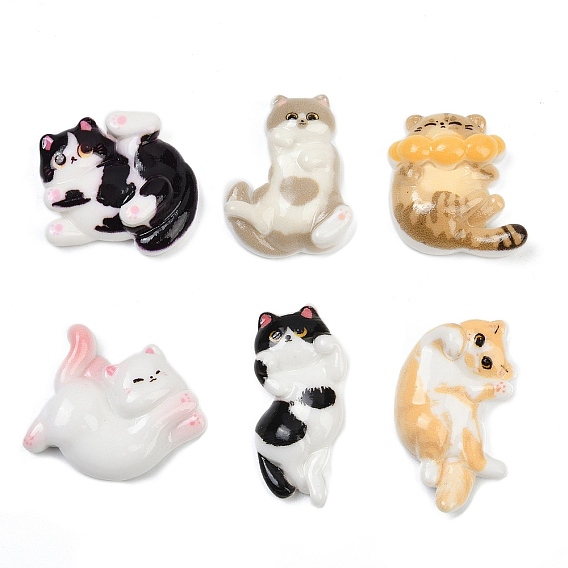 Милые смолы кабошонов, кошка