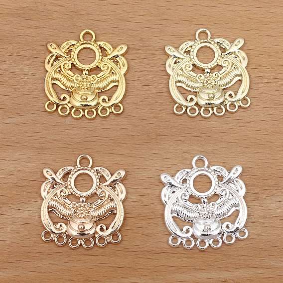 Alloy Chandelier Components Link Cabochon Settings