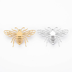 Пчела брошь, 201 булавка от насекомых из нержавеющей стали для рюкзака, без свинца и без никеля 