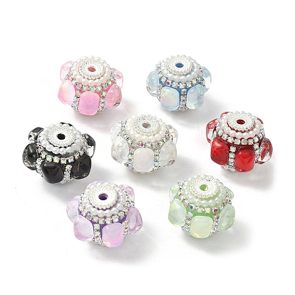 Сверкающие акриловые стразы, с абс пластиковым перламутром и стеклом, для ручек с бусинами, брелки, ювелирные изделия и ремесла, серебряные