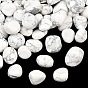 Natural Howlite Beads, Tumbled Stone, Nuggets, No Hole/Undrilled, Vase Filler Gems/Undrilled, Vase Filler Gems