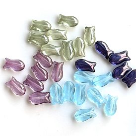 Прозрачные акриловые бусины, для ожерелья своими руками, рыба