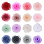 Handarbeit gewebt Ornament Accessoires, 3d Organza-Chiffonstoff Rose