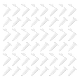 Прозрачная одноразовая пластиковая центрифужная трубка, с колпачком, лабораторные принадлежности