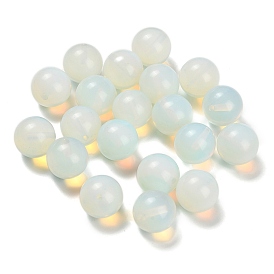 Opalite бисер, круглые, половине просверлил