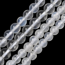 Бусины из натурального радужного лунного камня, круглые