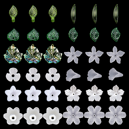 Наборы для изготовления ювелирных изделий своими руками, включая прозрачные акриловые подвески, аэрозольная краска, АБС-пластик, имитация жемчуга и акриловые бусины