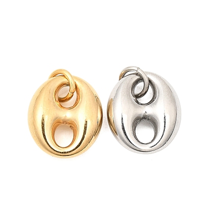 304 подвески из нержавеющей стали, овальные амулеты