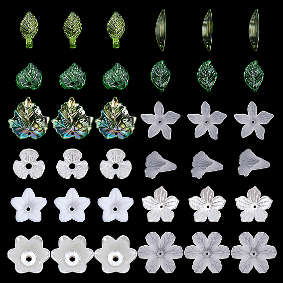 Наборы для изготовления ювелирных изделий своими руками, включая прозрачные акриловые подвески, аэрозольная краска, АБС-пластик, имитация жемчуга и акриловые бусины