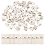 480Pcs 10 Patterns Clothing Size Labels, Woven Crafting Craft Labels, for Clothing Sewing