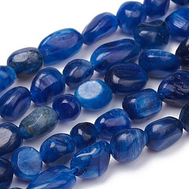 Natural Kyanite/Cyanite/Disthene Beads Strands, Nuggets, Tumbled Stone