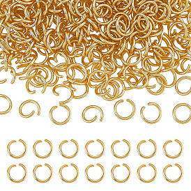 1000 шт. 304 соединительные кольца из нержавеющей стали, открытые кольца прыжок