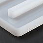 Силиконовые формы для подставок для дисплеев diy, формы для литья смолы, для уф-смолы, изготовление изделий из эпоксидной смолы, прямоугольные