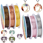 6 rouleaux 6 couleurs fil de cuivre rond pour bijoux, plaqué longue durée