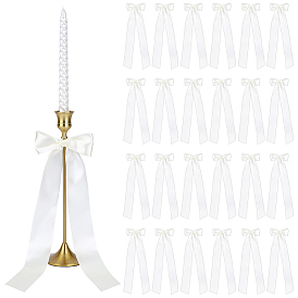 Украшения в виде бантиков из полиэстера, для декора свадебного банкета