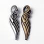 Alloy Big Pendants, Wing, 60x16x5mm, Hole: 7x3.5mm