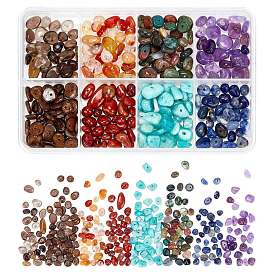 ARRICRAFT Natural Mixed Gemstone Chip Beads