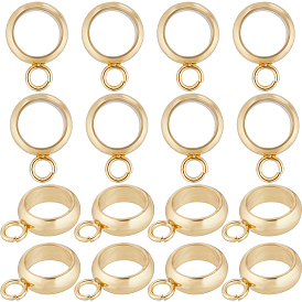 60шт 201 дужки из нержавеющей стали, петля под залог, кольцо под залог бисер