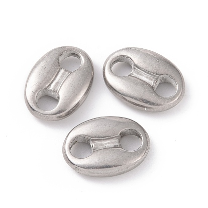 304 Stainless Steel Links Connectors, Coffee Bean