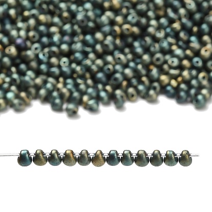 Миюки 3.4мм капельные бусины, японский бисер, матовый ирис