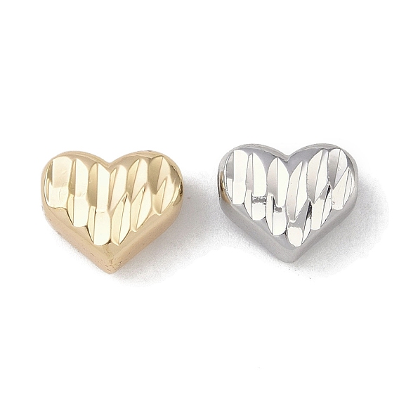 Латунные бусины, без кадмия, без никеля и без свинца, сердце