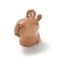 Alloy Enamel Pendants, Capybaras Charms