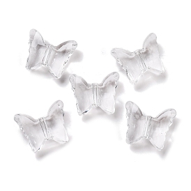 Transparent Acrylic Beads, Butterfly