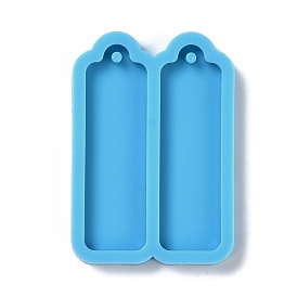 DIY Pendant Silicone Molds, for Earring Making, Resin Casting Molds, For UV Resin, Epoxy Resin Jewelry Making, Rectangle