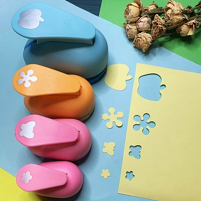 Plastic Paper Craft Hole Punches, Paper Puncher for DIY Paper Cutter Crafts & Scrapbooking