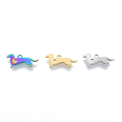 201 подвески силуэта из нержавеющей стали, собака