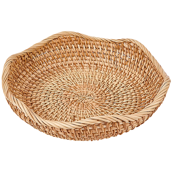 Корзина для хранения из ротанга, круглые