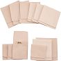 12Pcs 3 Styles Microfiber Jewelry Bag Gift Pouches, Envelope Style Bags, Square