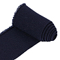 Bande en tissu élastique côtelé en polyester, Bordure douce et extensible pour vêtements d'intérieur faits maison, bandeaux et projets de couture