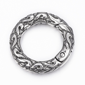 316 anillos de compuerta de resorte texturizados de acero inoxidable quirúrgico, o anillos, anillo