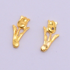 Сплав кабошонов, уф смола наполнитель материал, без кадмия и без свинца, тюльпан