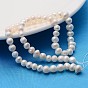 Grade A Natural Cultured Freshwater Pearl Beads Strands, Polished, Potato, Natural Color