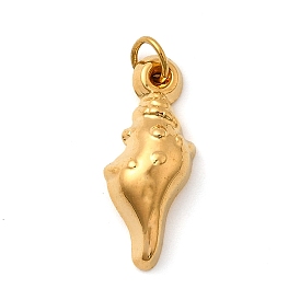 304 подвески из нержавеющей стали, раковины прелести, с целью перехода в кольце, ионное покрытие (ip)