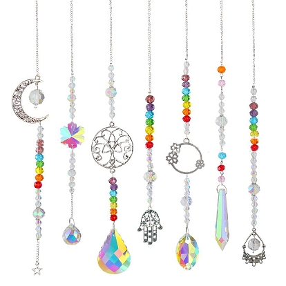 Подвеска в виде ловца солнца из хрустального стекла, создатель радуги, украшение сада и дома своими руками