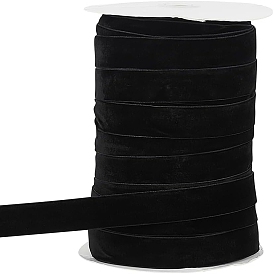 80 Meter einseitiges Samtband, zum Verpacken von Geschenken, Partydekorationen