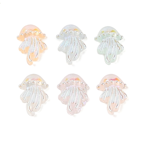 Светящаяся смола декодирует кабошоны, светящаяся в темноте медуза